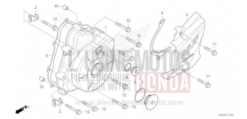 PANNEAU CARTER-MOTEUR G. CRF110FR de 2024
